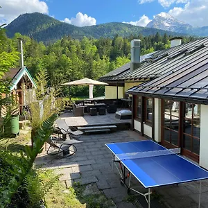 C4s Come4stay - Alpenblick Watzmann-kehlstein - Lage Im Berchtesgadener Land I Bis Zu 10 Personen I Grosse Terrasse Mit Blick Auf Berge I Smart Tv I Billiard I Wlan I Kostenloser Parkplatz Bischofswiesen